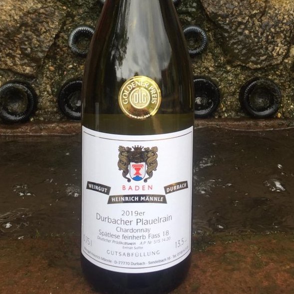 Chardonnay Spätlese feinherb | 2019er Durbacher Plauelrain | 0,75 l  | 18191